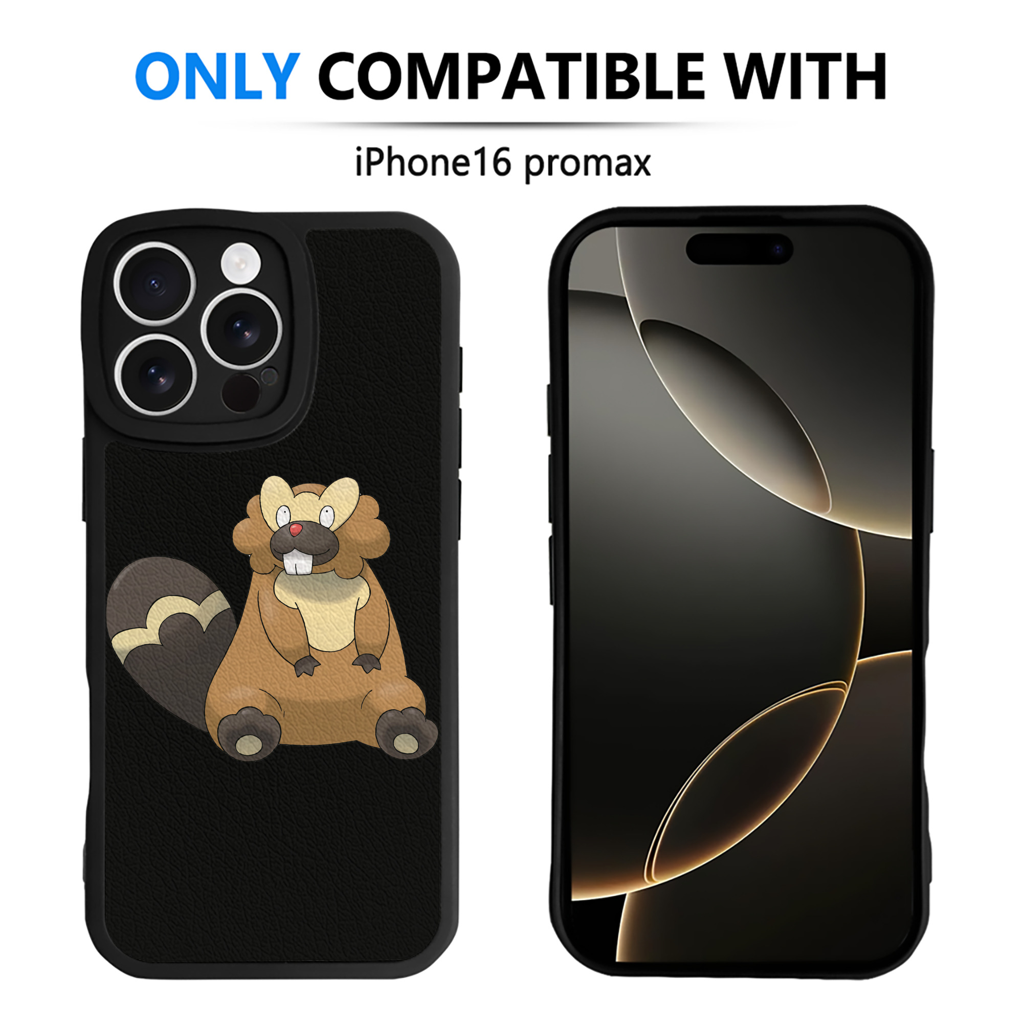 （画像用） ポケットモンスター Pokémon 【iPhone 16シリーズ対応】シリコンスマホケース（レザー調） 材質：シリコン